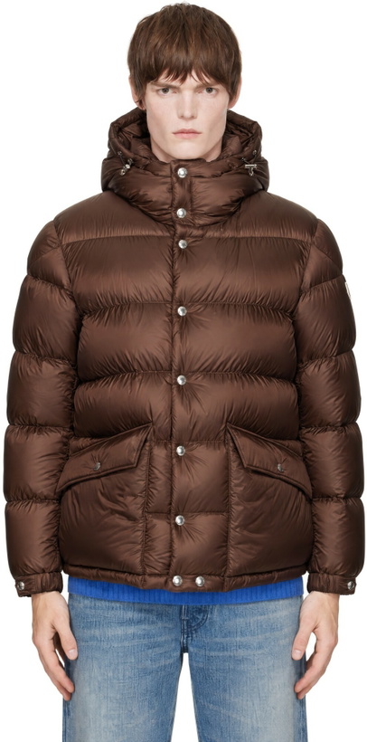 Photo: Moncler Brown Orelith Short Down Jacket