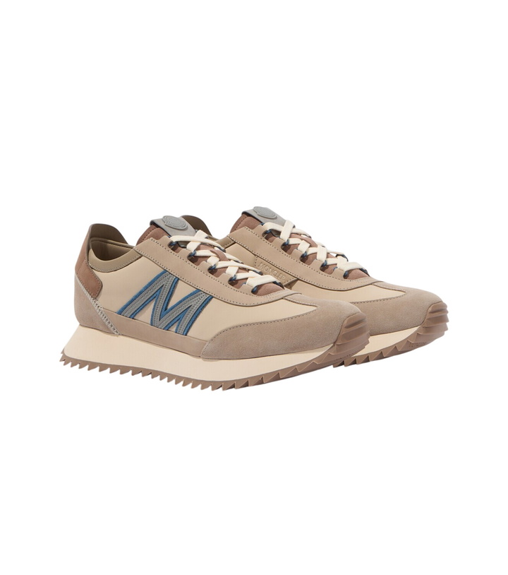 Photo: Moncler Pacey2 suede-trimmed sneakers