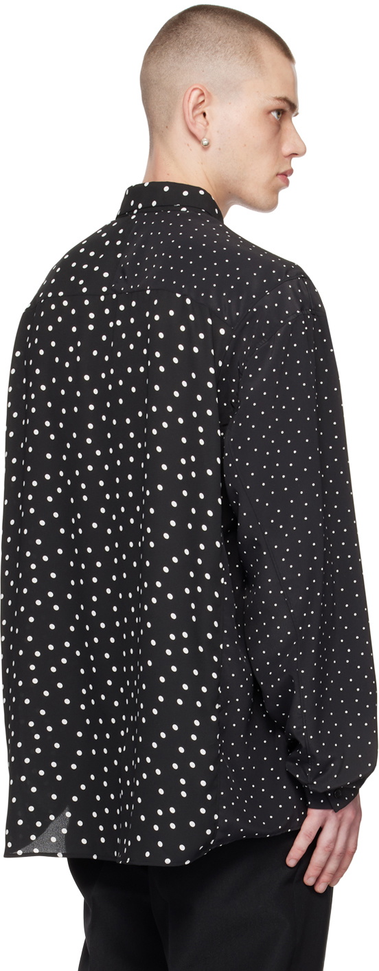 NICOLAS ANDREAS TARALIS Black Fluid Shirt