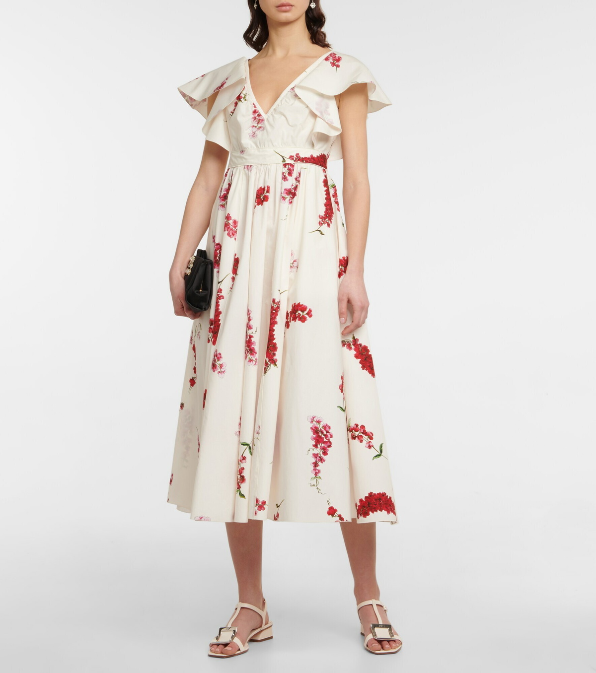 Giambattista Valli - Floral cotton midi dress Giambattista Valli