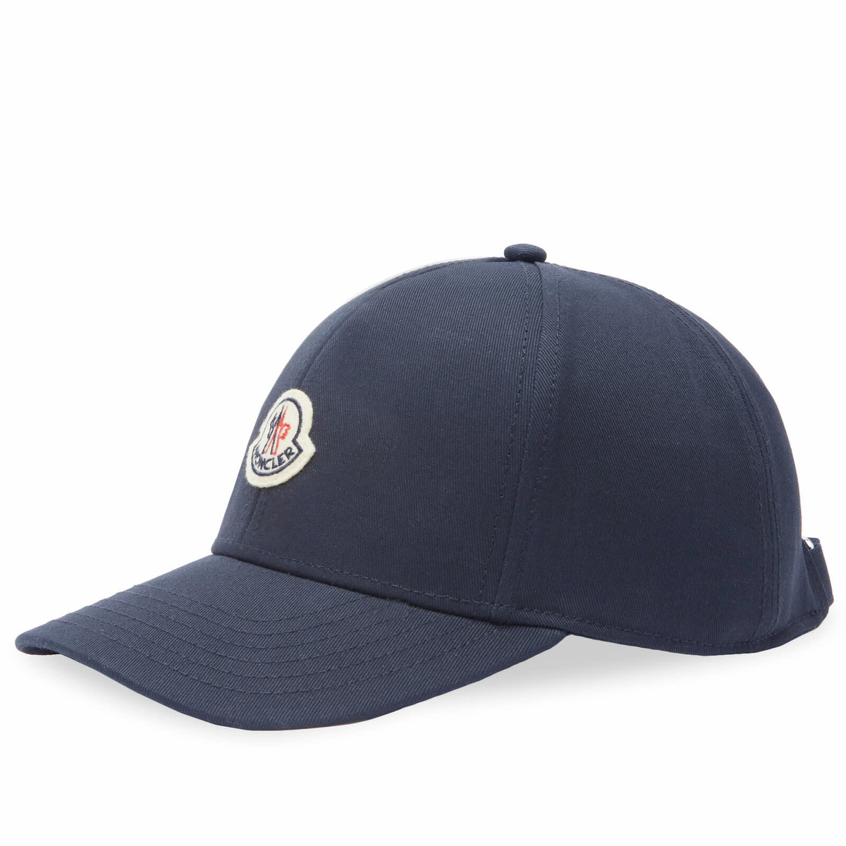 Moncler Men's Cotton Gaberdine Cap in Navy 