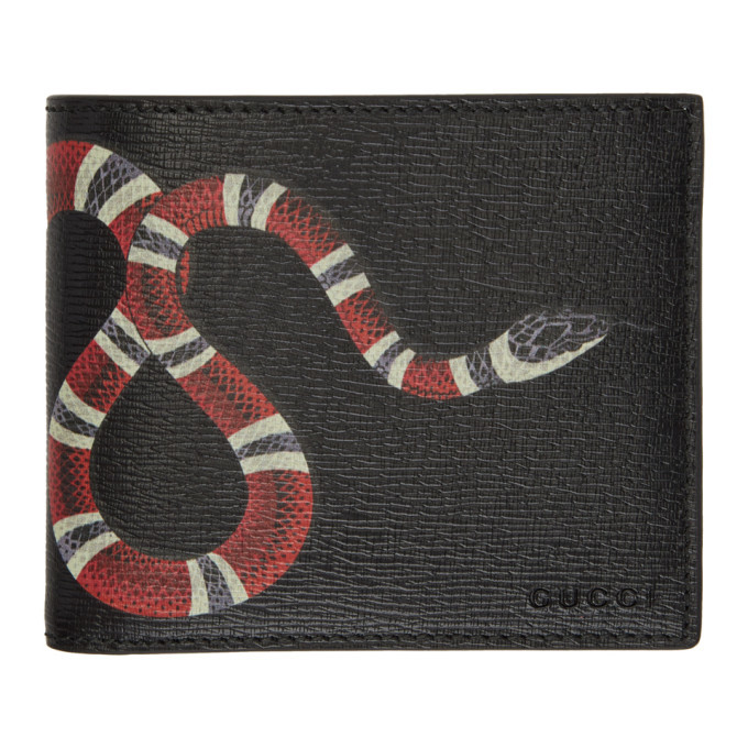 Photo: Gucci Black Snake GG Wallet