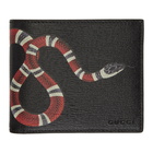 Gucci Black Snake GG Wallet