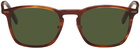 ZEGNA Tortoiseshell Square Sunglasses