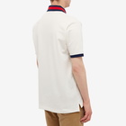 Gucci Men's GRG Collar Polo Shirt in Milk