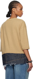 UNDERCOVER Beige Jeans T-shirt