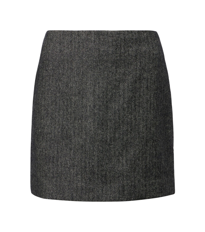 Photo: Blazé Milano Coci herringbone wool-blend miniskirt