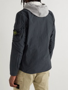 Stone Island - Logo-Appliquéd Garment-Dyed Naslan Light Overshirt - Gray