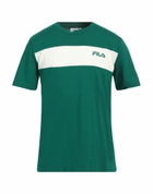Fila Mens T-shirt Emerald in Green