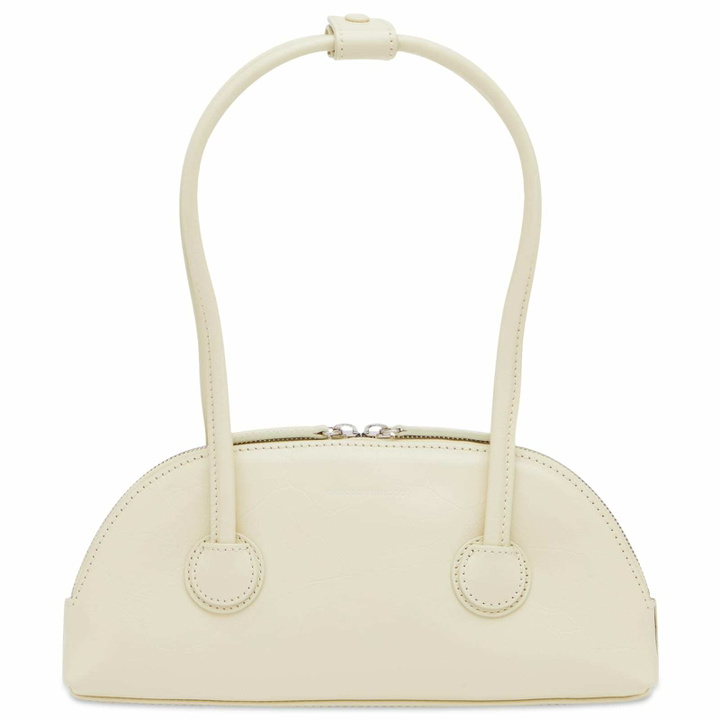 Photo: MARGE SHERWOOD Women's Bessette Shoulder Bag in Blond Wood Crinkle 