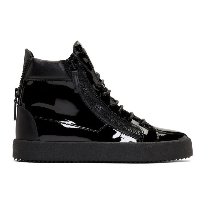 Photo: Giuseppe Zanotti Black May London High-Top Sneakers