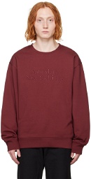 Saturdays NYC Burgundy Bowery Miller Sweatshirt