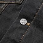 Givenchy Text Logo Shearling Denim Jacket
