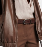 Brunello Cucinelli Monili leather belt