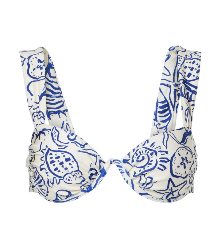 Photo: Simkhai Anniston printed bikini top
