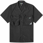 Manastash Men's River Short Sleeve Shirt in Black