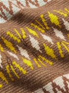 Wales Bonner - Freedom Jacquard-Knit Virgin Wool-Blend Vest - Brown