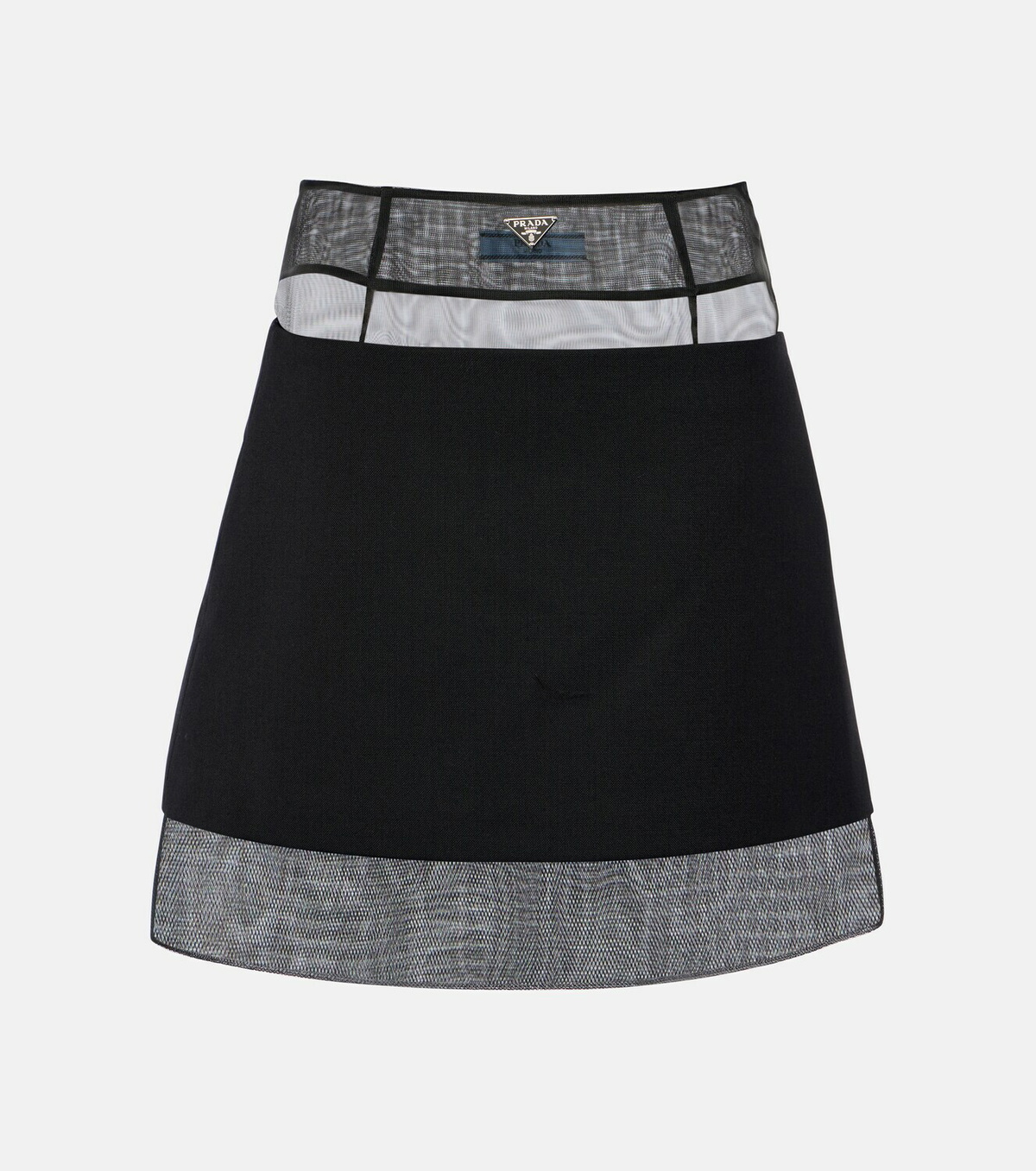 Prada High-rise miniskirt