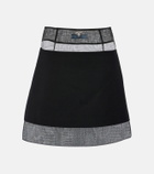 Prada High-rise miniskirt