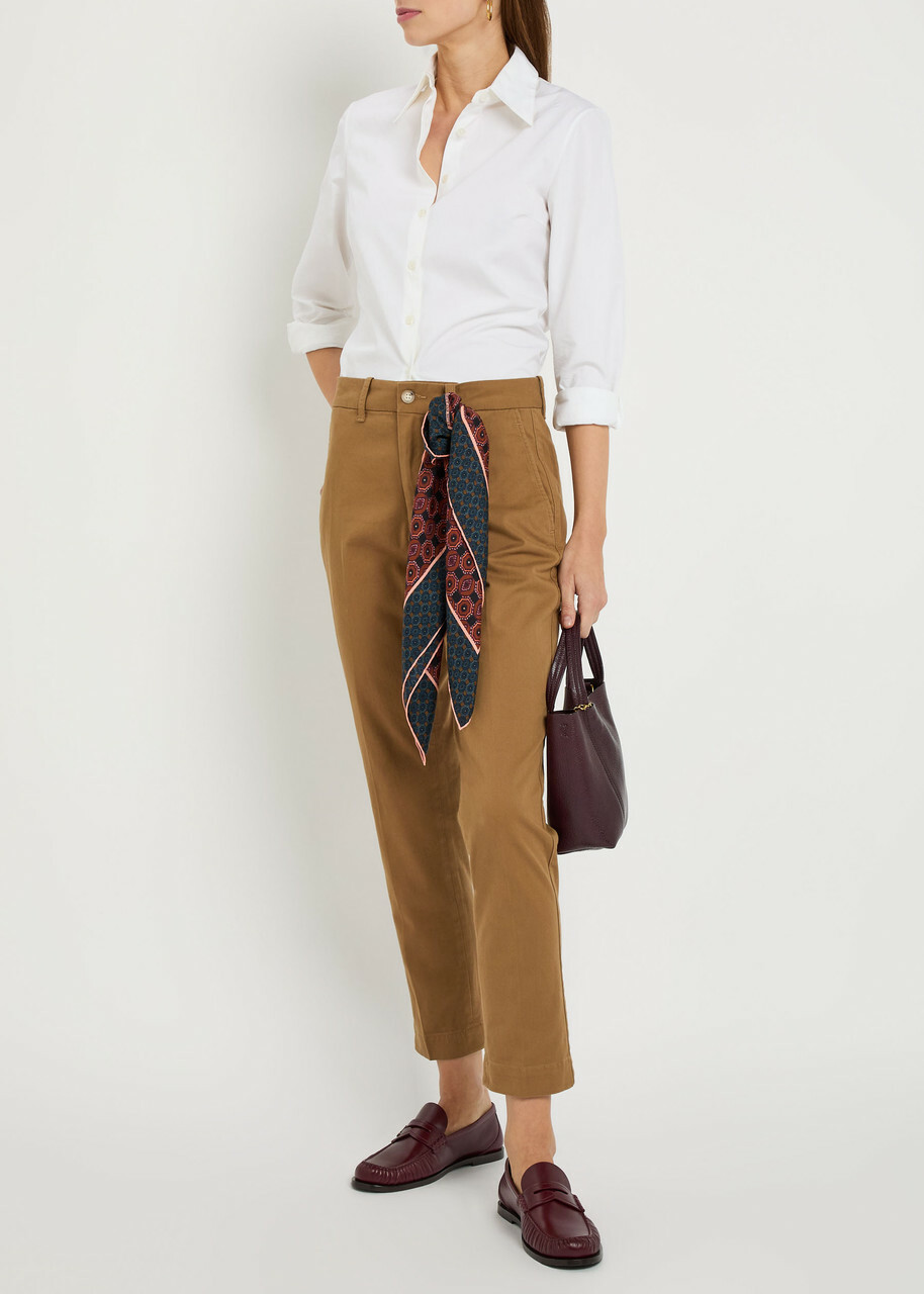Polo Ralph Lauren Tapered-leg Twill Trousers Khaki