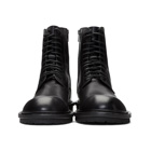 Ann Demeulemeester Black Combat Lace-Up Boots