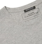 Balmain - Three-Pack Slim-Fit Distressed Cotton-Jersey T-Shirts - Men - Multi