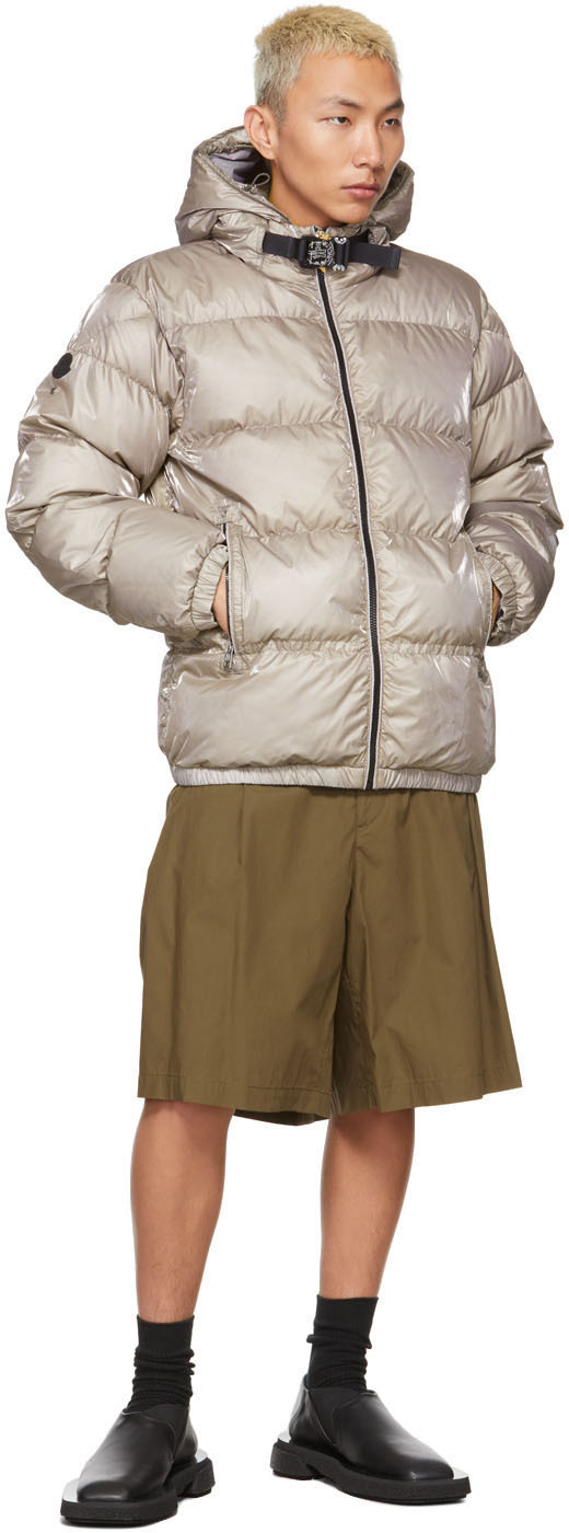 Moncler Genius 2 Moncler 1952 Khaki Cotton Poplin Shorts