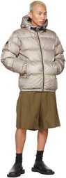 Moncler Genius 2 Moncler 1952 Khaki Cotton Poplin Shorts