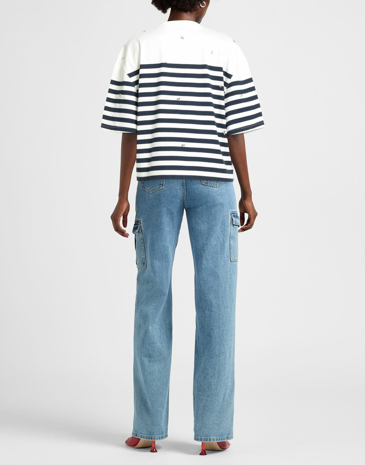 Sandro Womens T-shirt Ivory