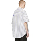 ADER error White Vagarious Striped Shirt