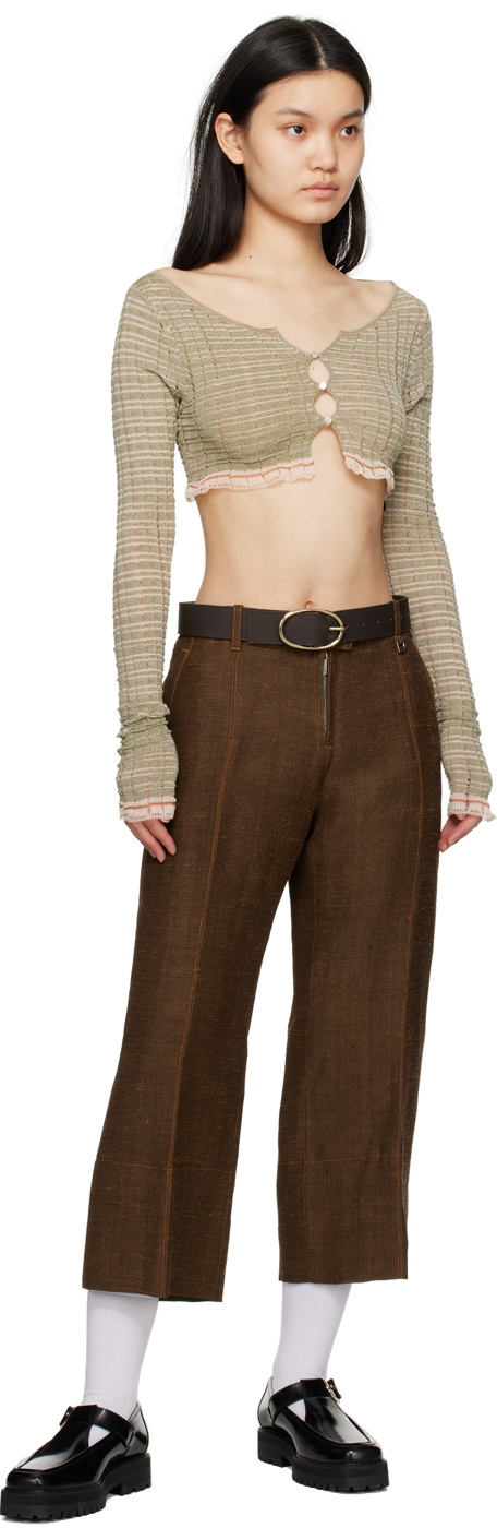 Beaufille Brown Oval Belt
