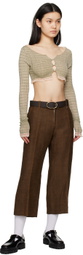 Beaufille Brown Oval Belt