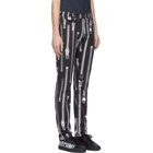 Moschino Black Zipper Trousers