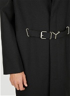 Y Belt Coat in Black