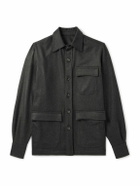 De Petrillo - Wool and Cashmere-Blend Overshirt - Green