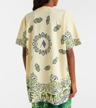 The Attico Bandana oversized cotton jersey T-shirt