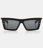 Balmain B-VII square sunglasses
