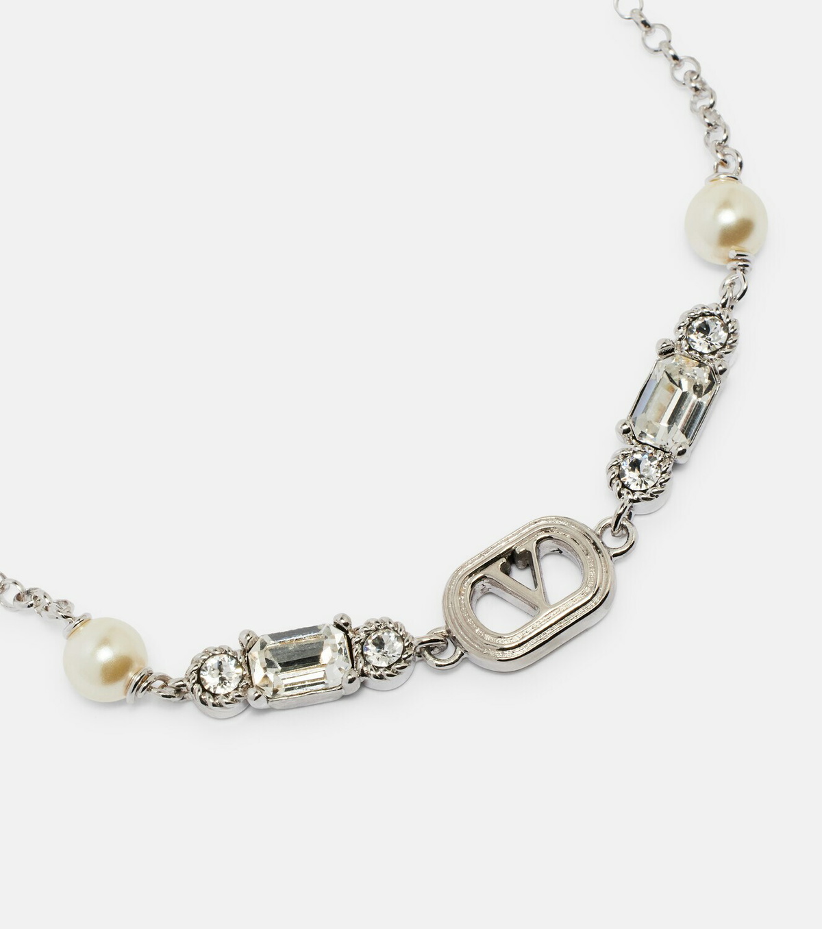 Valentino VLogo embellished chain bracelet