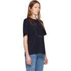 Stella McCartney Navy Happy Logo T-Shirt