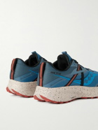 Saucony - Ride 15 Rubber-Trimmed Mesh Running Sneakers - Blue