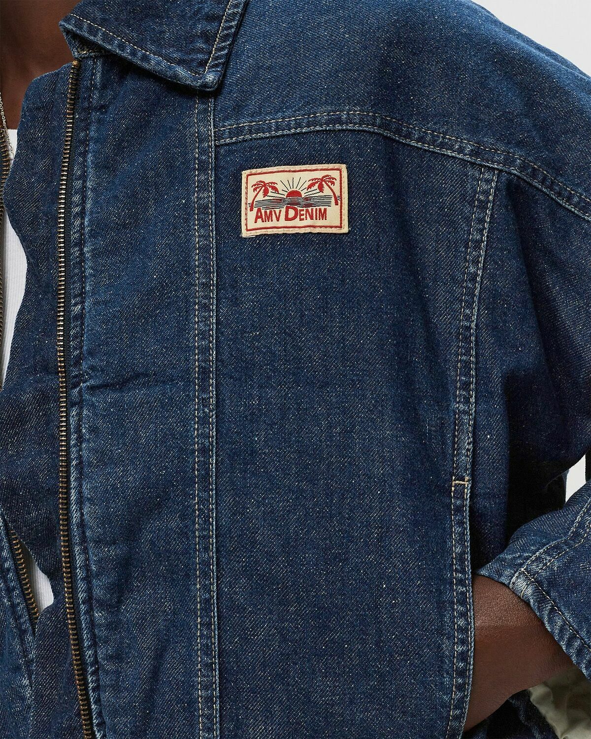 American Vintage Globay Jacket Blue Denim Jackets American Vintage