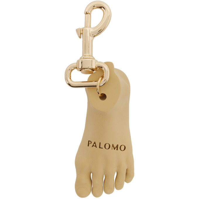 Photo: Palomo Spain Beige Foot Keychain