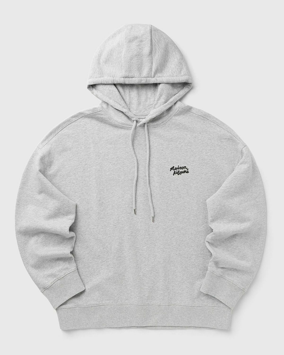 Maison Kitsune HANDWRITING OVERSIZE HOODIE Grey Mens Hoody