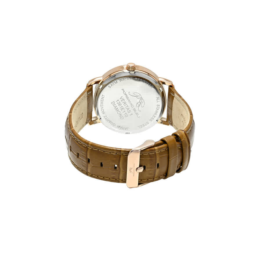 Porsamo Bleu Veritas 1 Quartz White Dial Mens Watch 1361EVEL