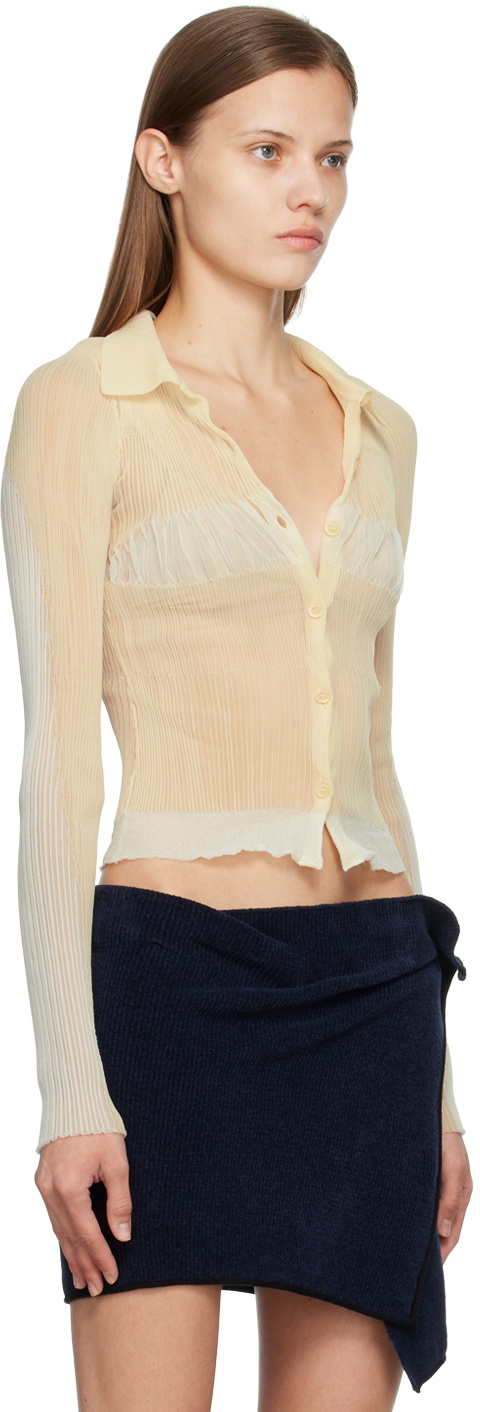 Jacquemus Beige Le Papier 'La Maille Sognu' Shirt