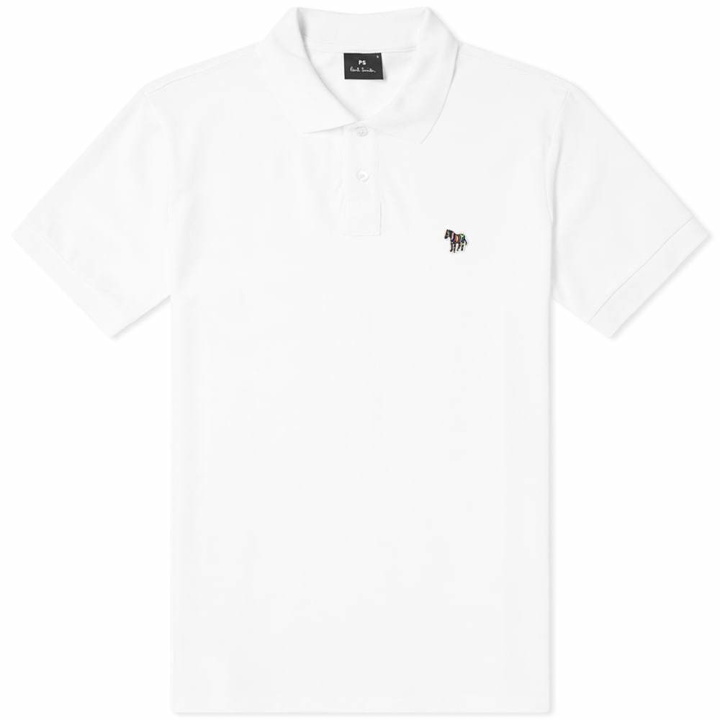 Photo: Paul Smith Regular Fit Zebra Polo White