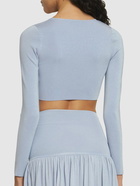 ZIMMERMANN Natura Scoop Neck Crop Top