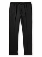 Paul Smith - Tapered Pleated Wool Drawstring Trousers - Black