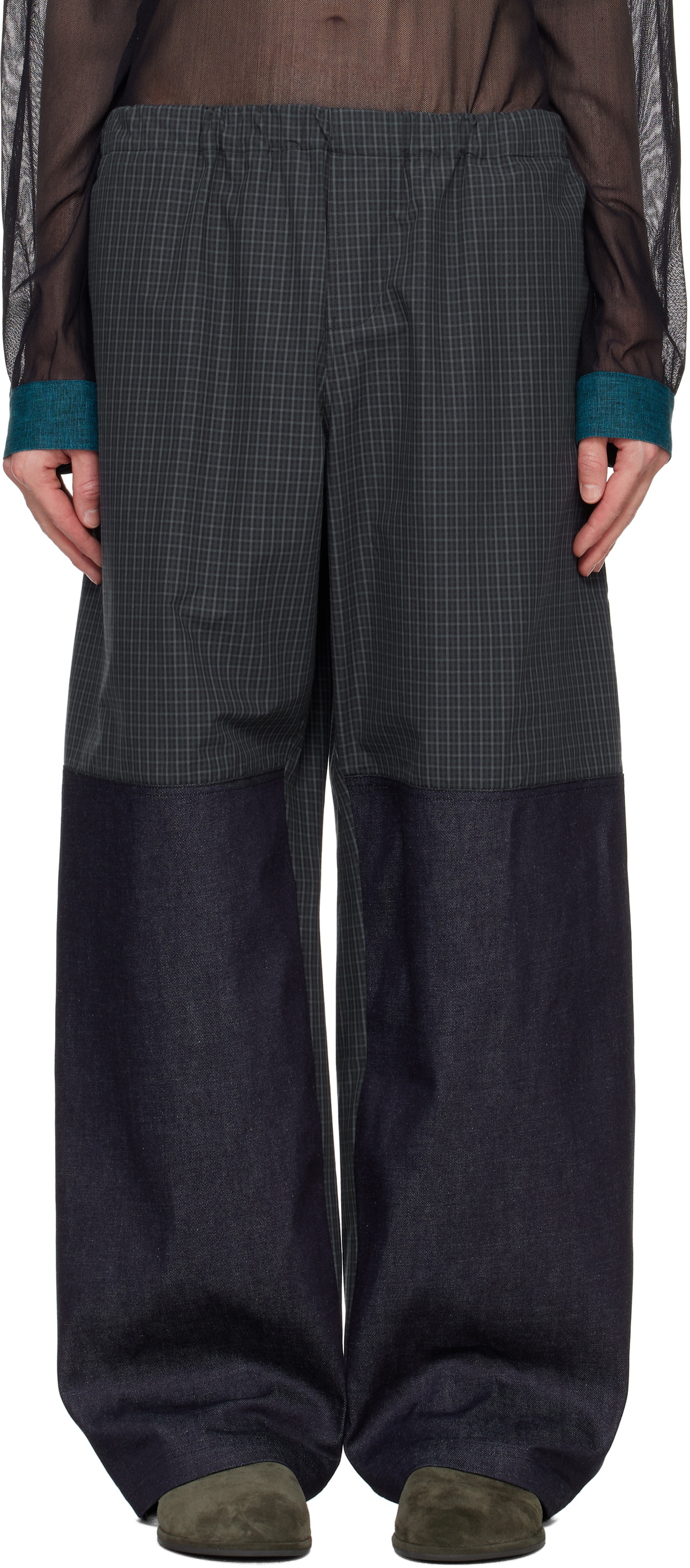 SC103 SSENSE Exclusive Blue Dispatch Trousers