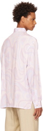 Jacquemus Purple Le Papier 'La Chemise Mazzolu' Shirt